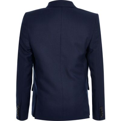 Boys navy blue suit jacket